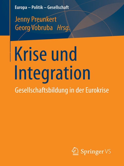 Title details for Krise und Integration by Jenny Preunkert - Available